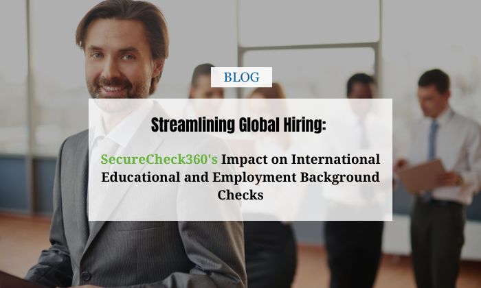 international employment background check